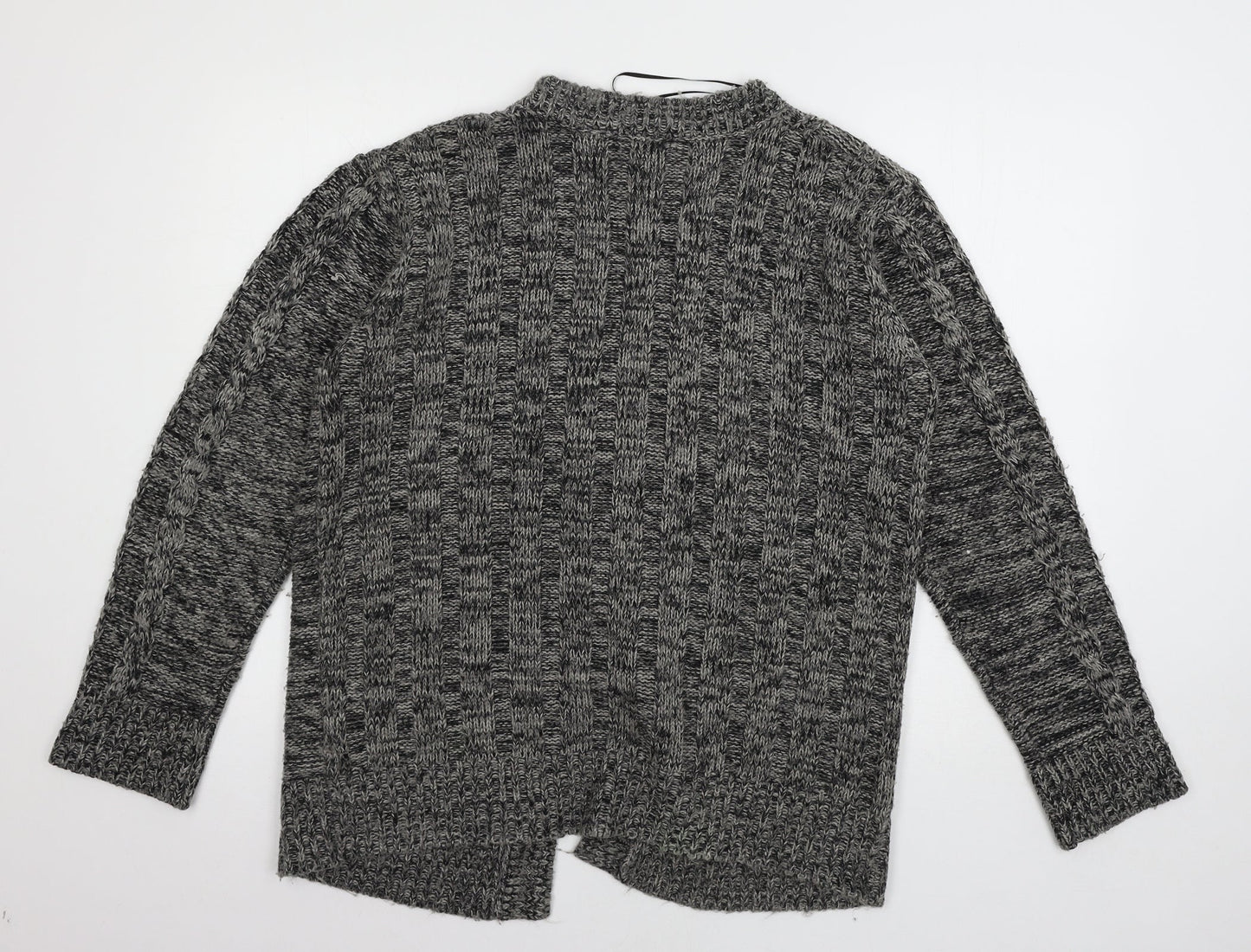 Womens UK Size L Ellie Louise Grey Cardigan Jumper