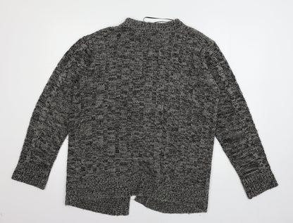 Womens UK Size L Ellie Louise Grey Cardigan Jumper