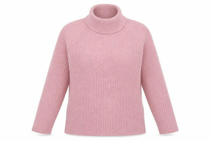 Womens UK Size M Pure & Natural Pink Pullover Jumper