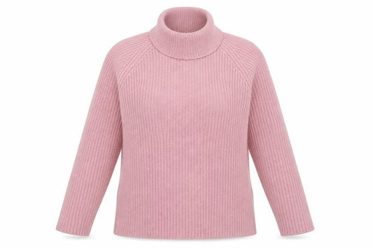Front view of Pure & Natural women’s pink knit jumper, size M