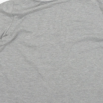 Bonmarché Womens Grey  Jersey Basic T-Shirt Size S