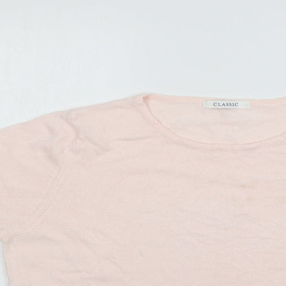 Primark Womens Pink  Knit Basic T-Shirt Size 14