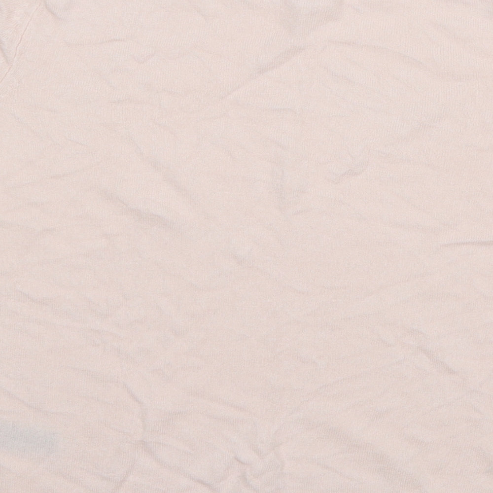 Primark Womens Pink  Knit Basic T-Shirt Size 14