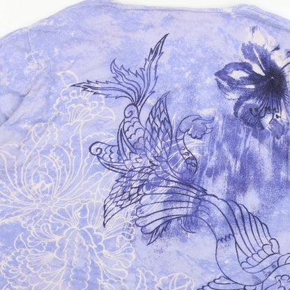 Gerry Weber Womens Blue Geometric Knit Pullover Jumper Size 20