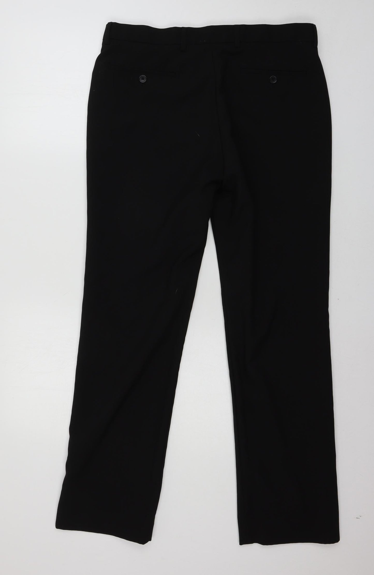 Womens UK Size 34 in NEXT Regular Fit  Black Trousers