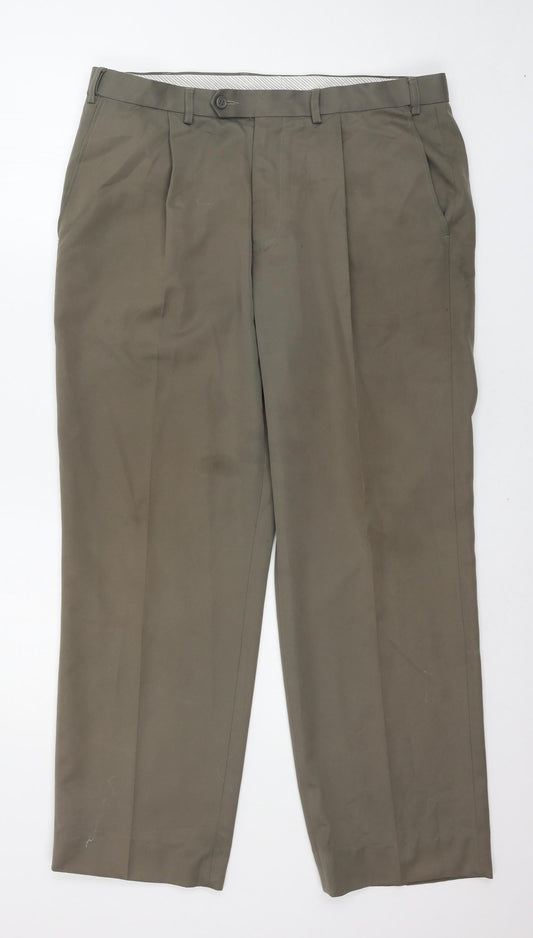 Marks and Spencer Mens Grey   Trousers  Size 36 in L29 in