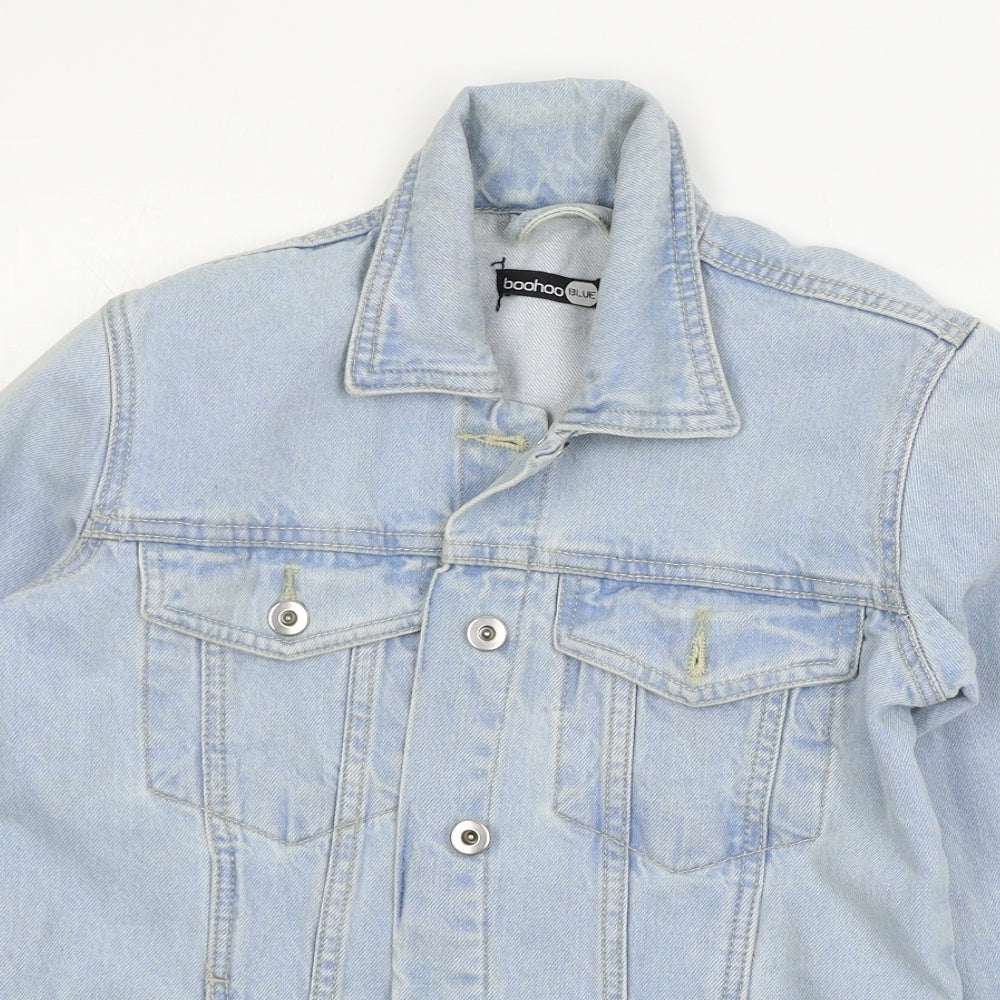 Womens UK Size 6 Boohoo Blue Jacket