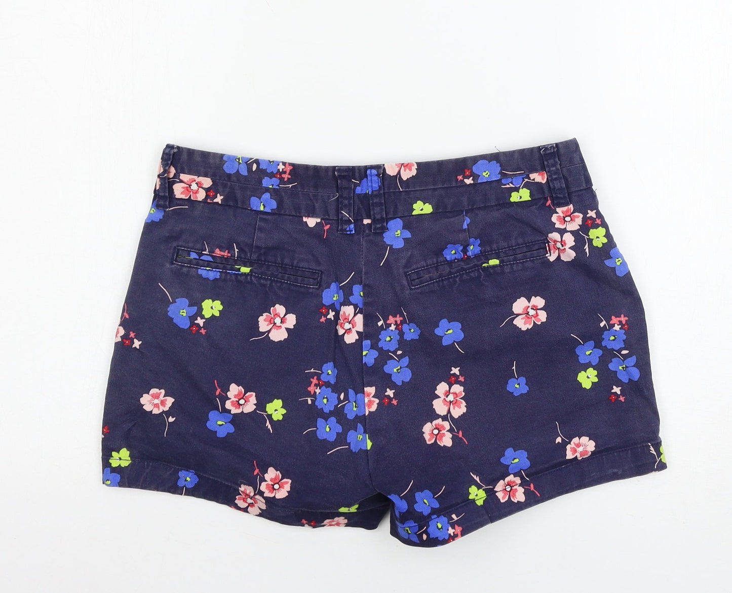 Gap Womens Blue Floral  Sailor Shorts Size 28 in