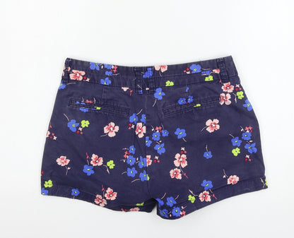 Gap Womens Blue Floral  Sailor Shorts Size 28 in