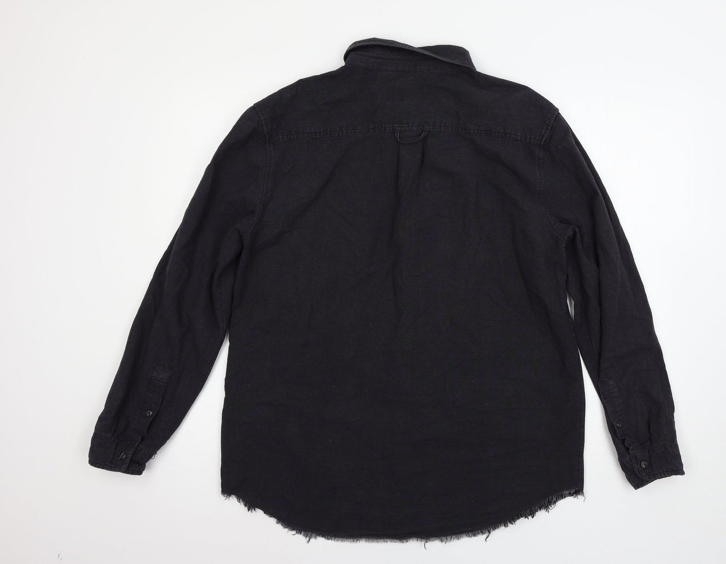 Among Essentials Mens Blue  Denim  Button-Up Size L