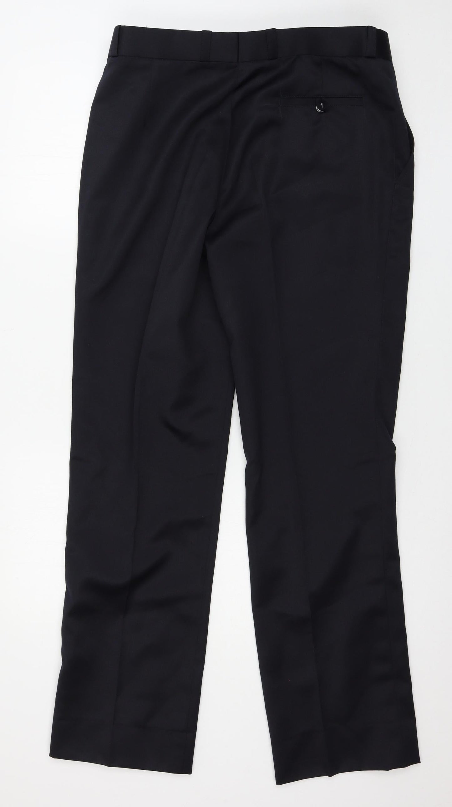 Womens UK Size 34 in Preworn Regular Fit  Blue Trousers