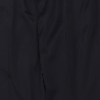 Womens UK Size 34 in Preworn Regular Fit  Blue Trousers