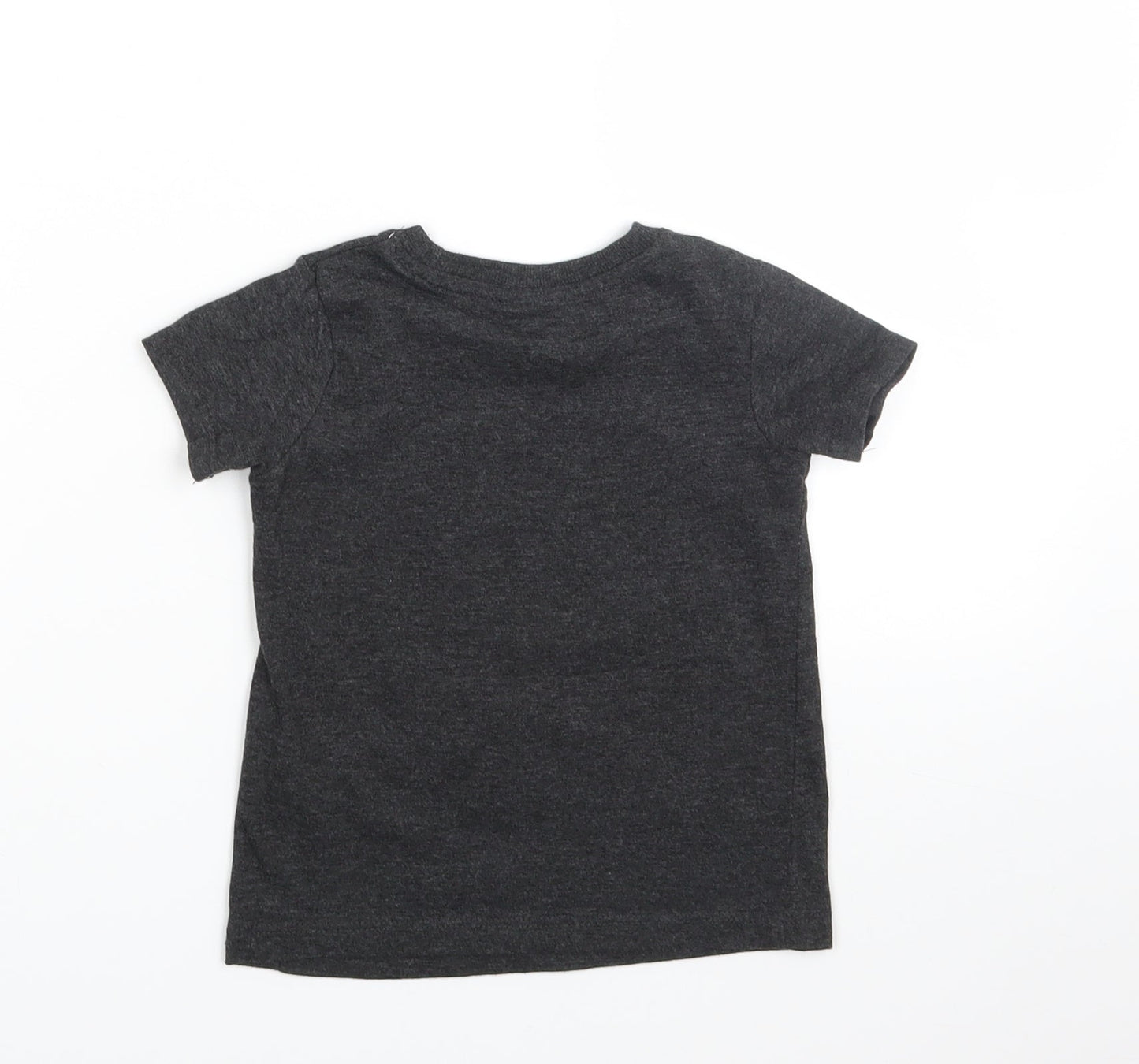 SO CUTE Baby Grey Animal Print  Basic T-Shirt Size 18-24 Months