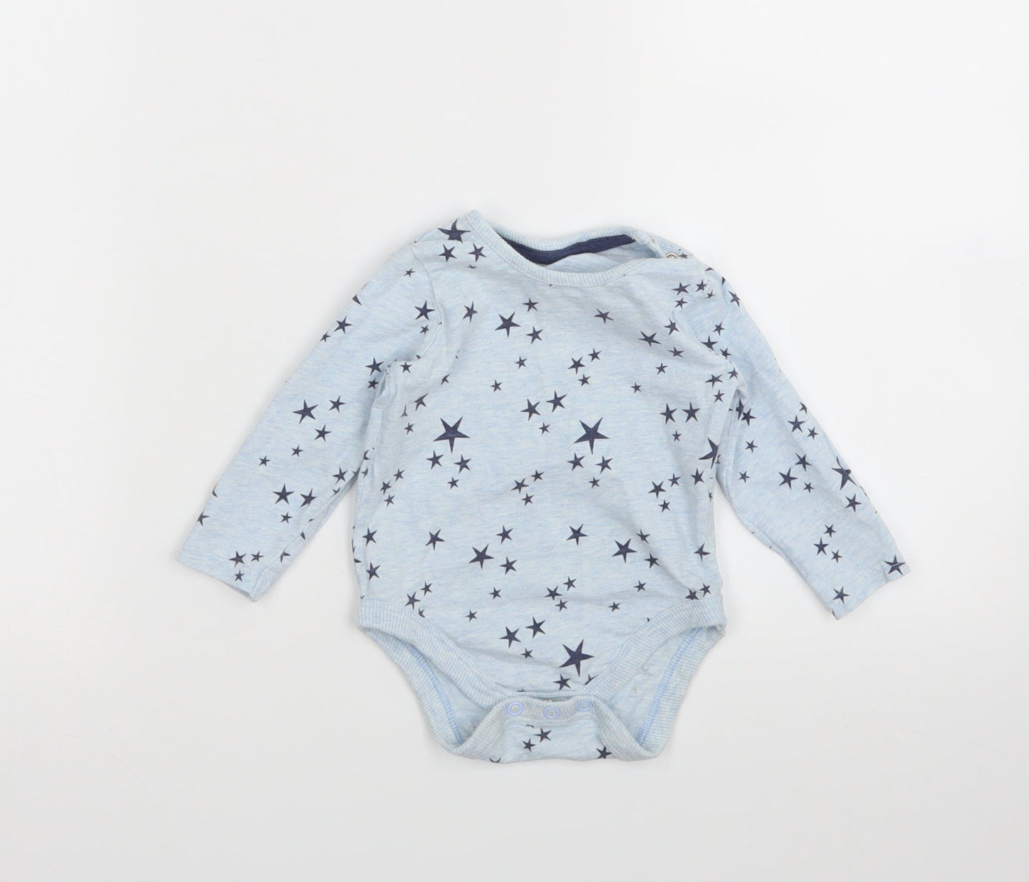 George  Blue Argyle/Diamond  Babygrow One-Piece Size 6-9 Months