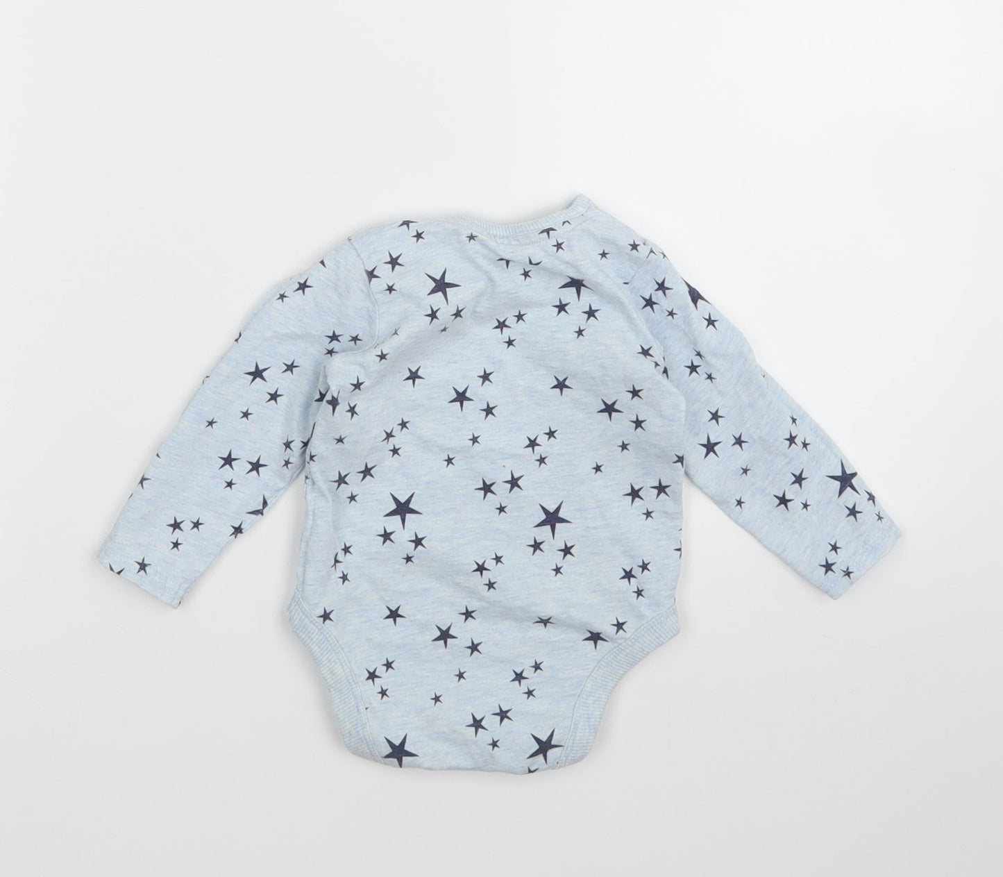 George  Blue Argyle/Diamond  Babygrow One-Piece Size 6-9 Months