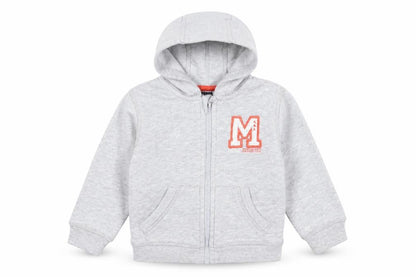 Front view of Kiabi boys’ grey basic jacket jacket, size 24, months