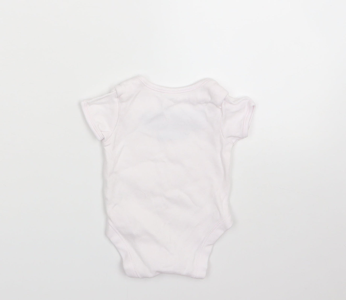George Girls White   Babygrow One-Piece Size 0-3 Months
