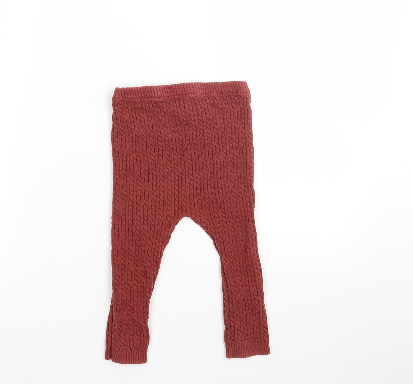 TU Girls Brown   Capri Trousers Size 12-18 Months
