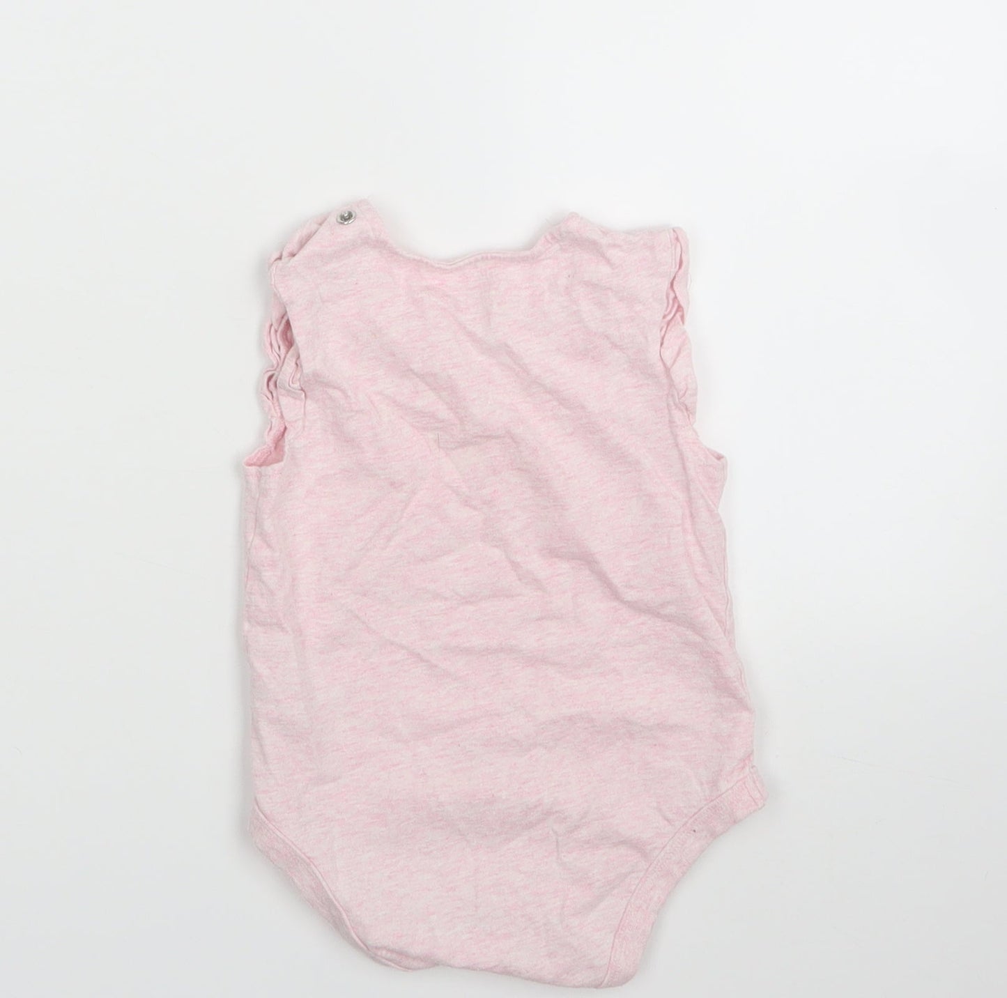 F&F Girls Pink   Babygrow One-Piece Size 12-18 Months