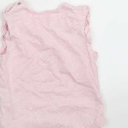 F&F Girls Pink   Babygrow One-Piece Size 12-18 Months