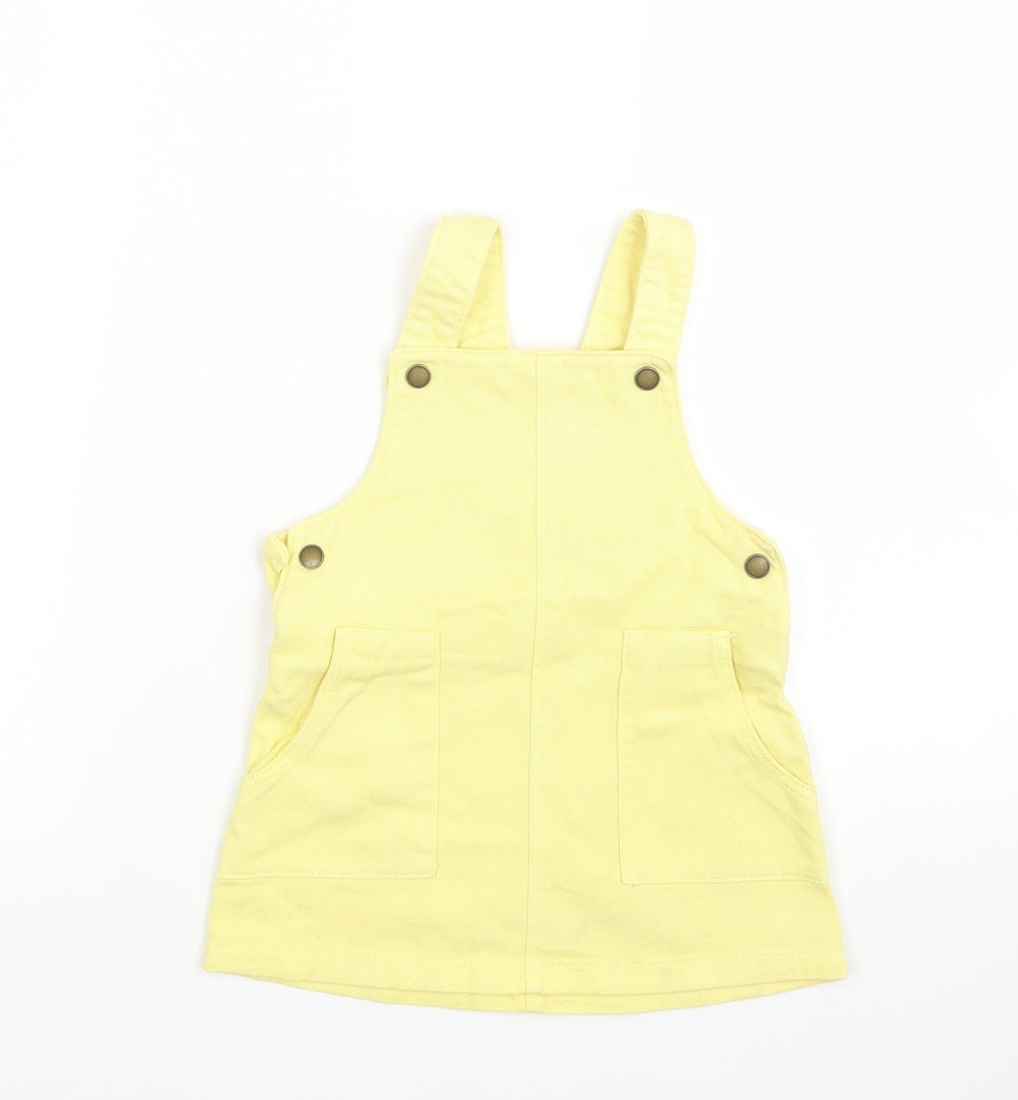 F&F Girls Yellow   Fit & Flare  Size 12-18 Months