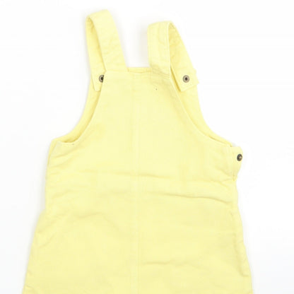 F&F Girls Yellow   Fit & Flare  Size 12-18 Months