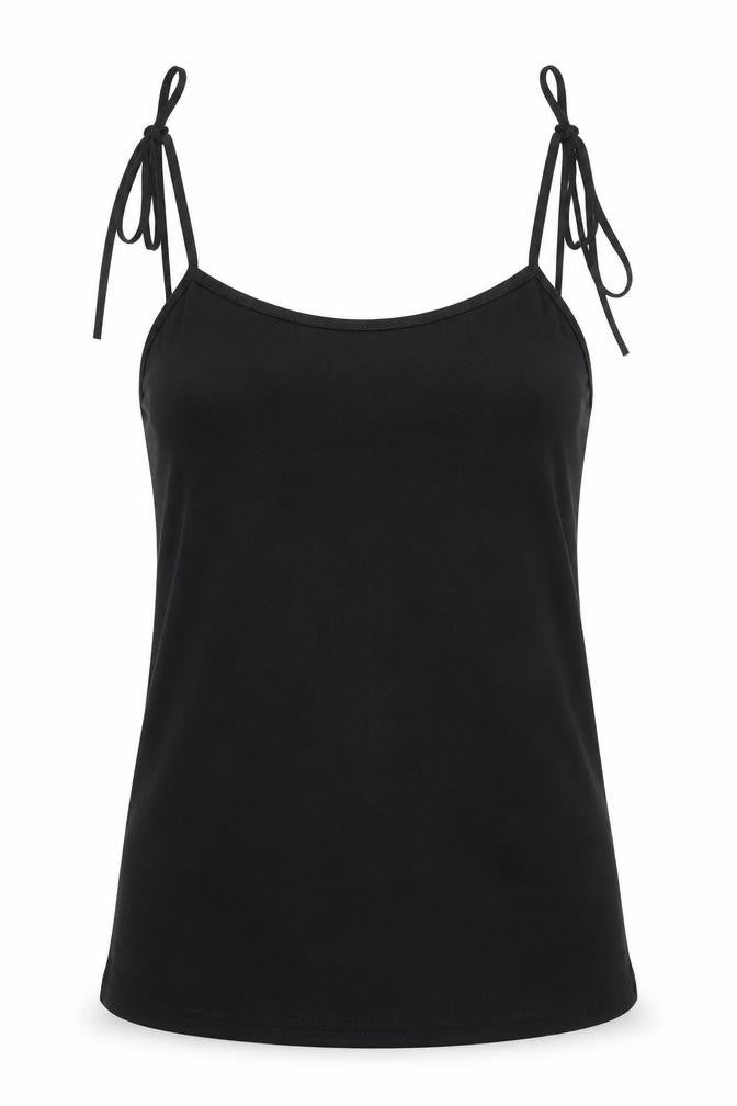 Womens UK Size 10 pretty little  Thing Black Basic T-Shirt