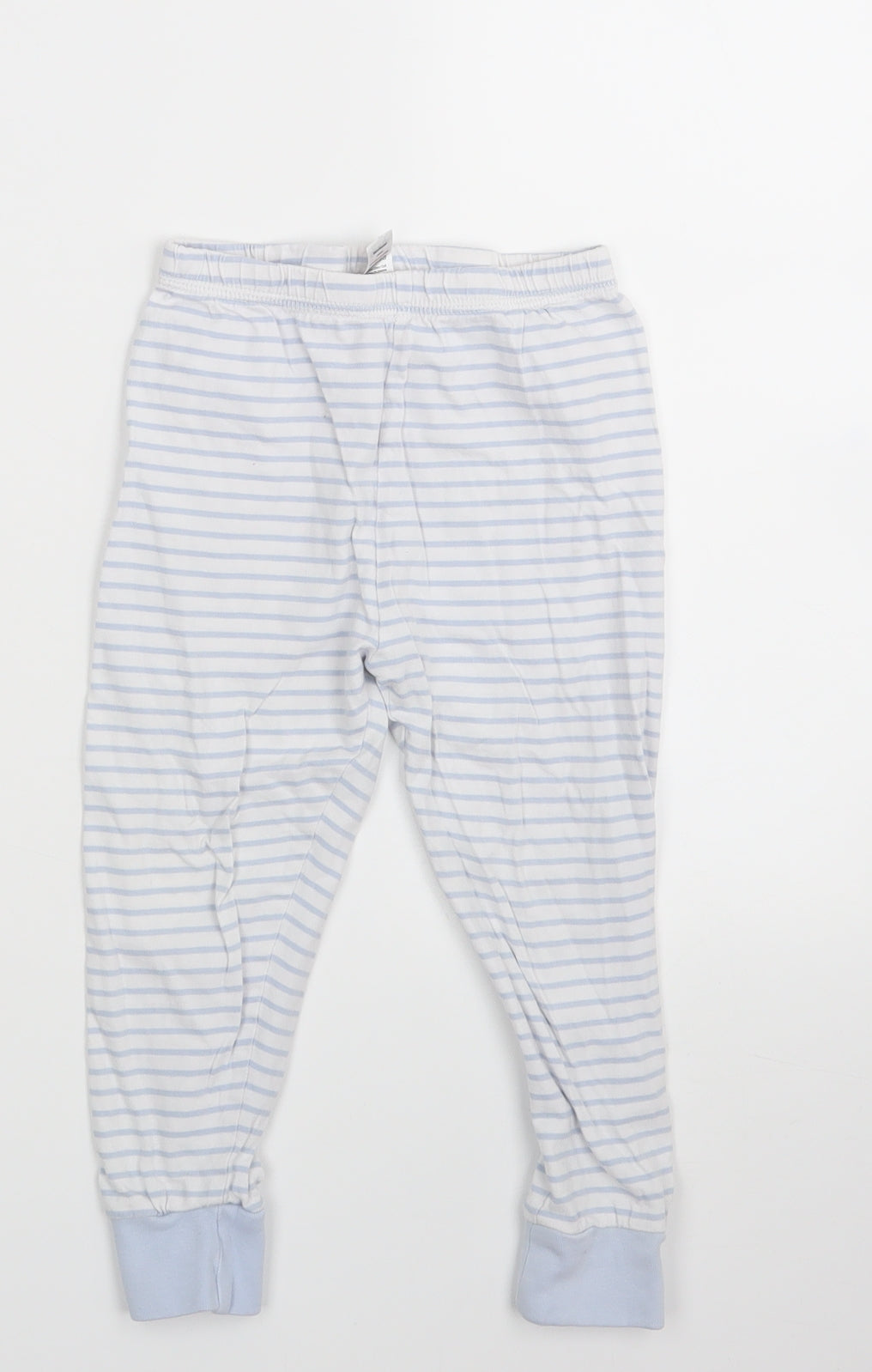 George Girls Blue Striped  Capri Trousers Size 3-4 Years