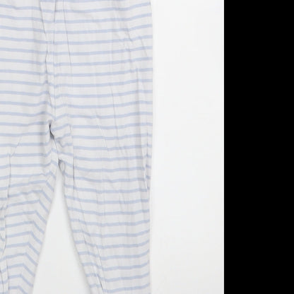 George Girls Blue Striped  Capri Trousers Size 3-4 Years