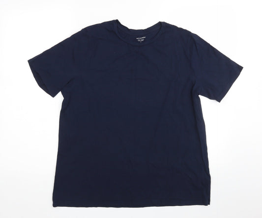 Additional front view of Marks & Spencer men’s blue t-shirt, size 14