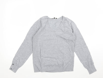 Womens UK Size 12 Matalan Grey Pullover Jumper