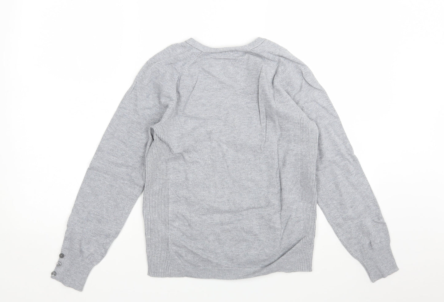 Womens UK Size 12 Matalan Grey Pullover Jumper