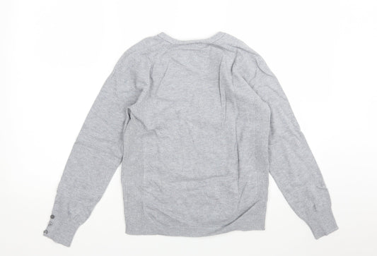 Womens UK Size 12 Matalan Grey Pullover Jumper