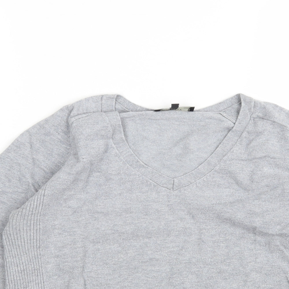 Womens UK Size 12 Matalan Grey Pullover Jumper
