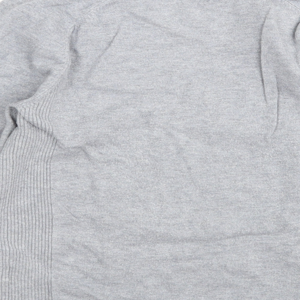 Womens UK Size 12 Matalan Grey Pullover Jumper