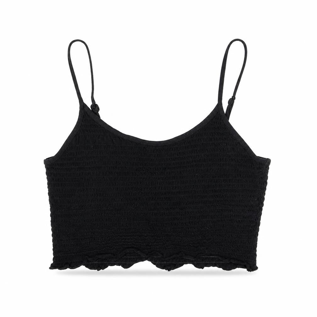 Womens UK Size 10 ASOS Black Basic T-Shirt