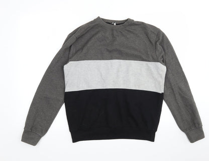 Mens UK Size S PEP&CO Multicoloured Pullover Sweatshirt