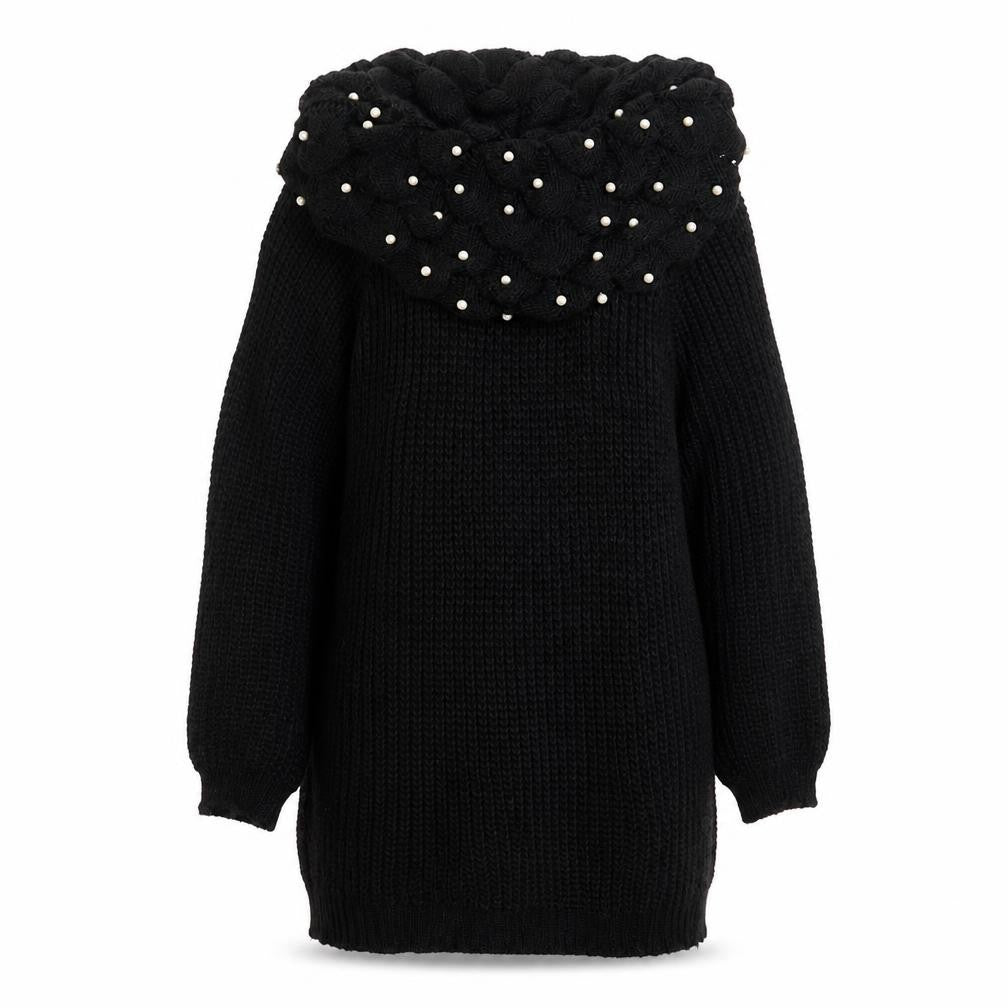Womens UK Size S Preworn Black Pullover Jumper