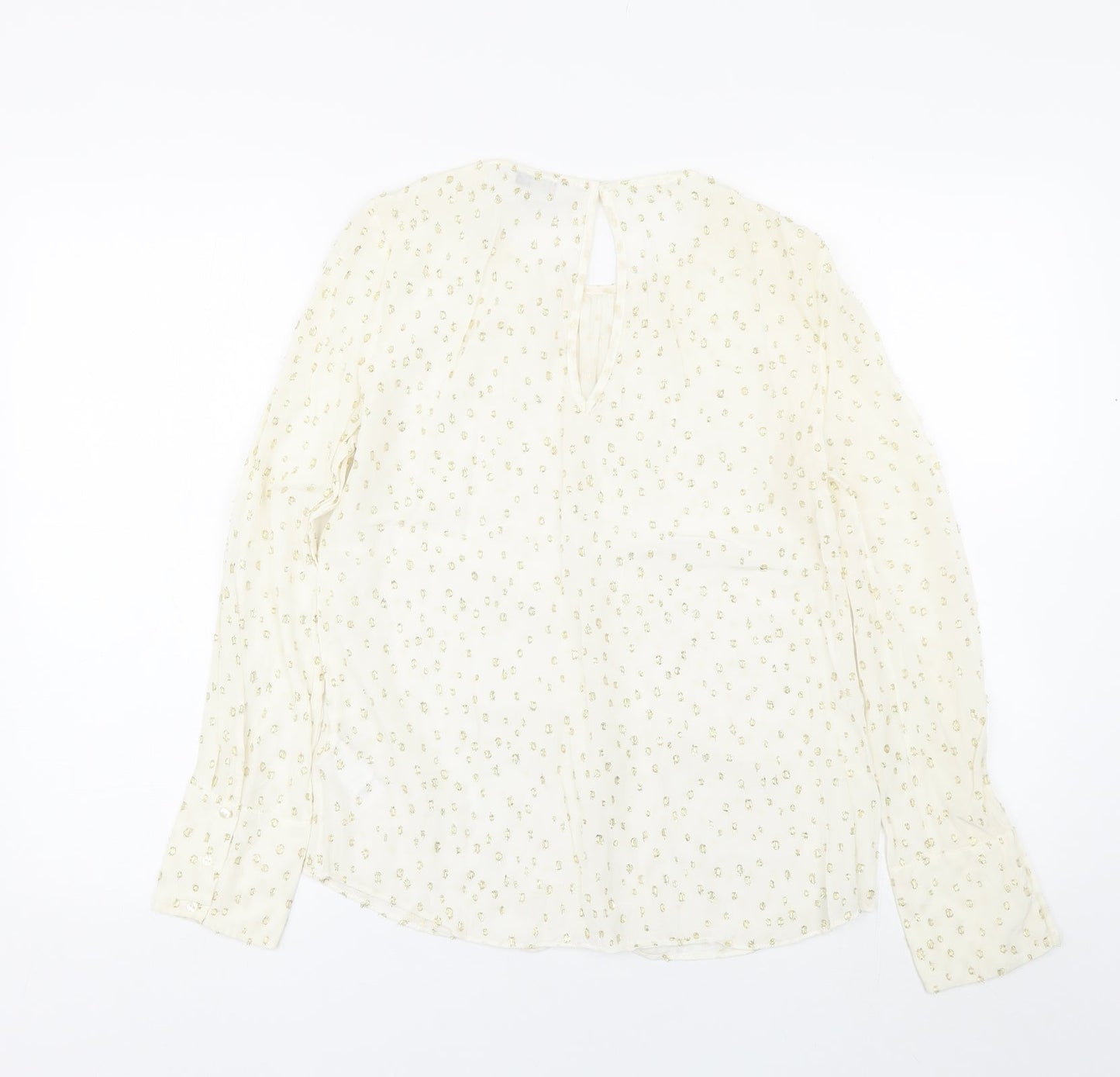 Womens UK Size 8 NEXT White Basic Blouse