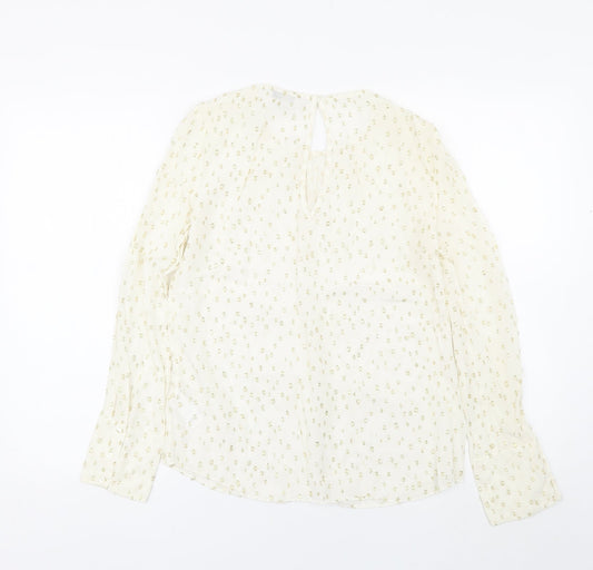 Womens UK Size 8 NEXT White Basic Blouse
