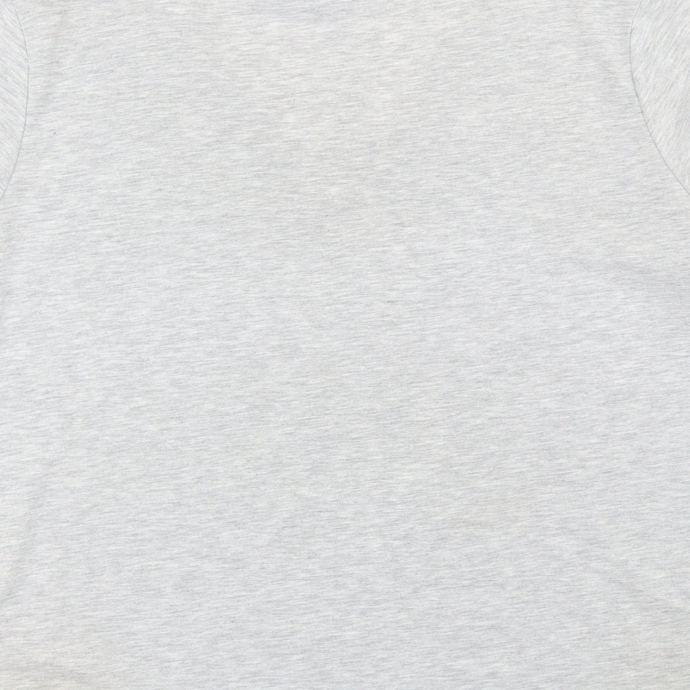 Womens UK Size 16 Dorothy Perkins Grey Basic T-Shirt