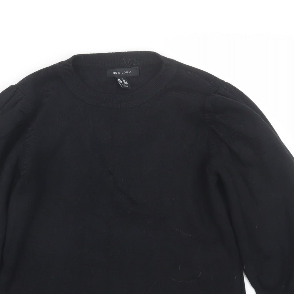 Womens UK Size 8 New Look Black Pullover Jumper