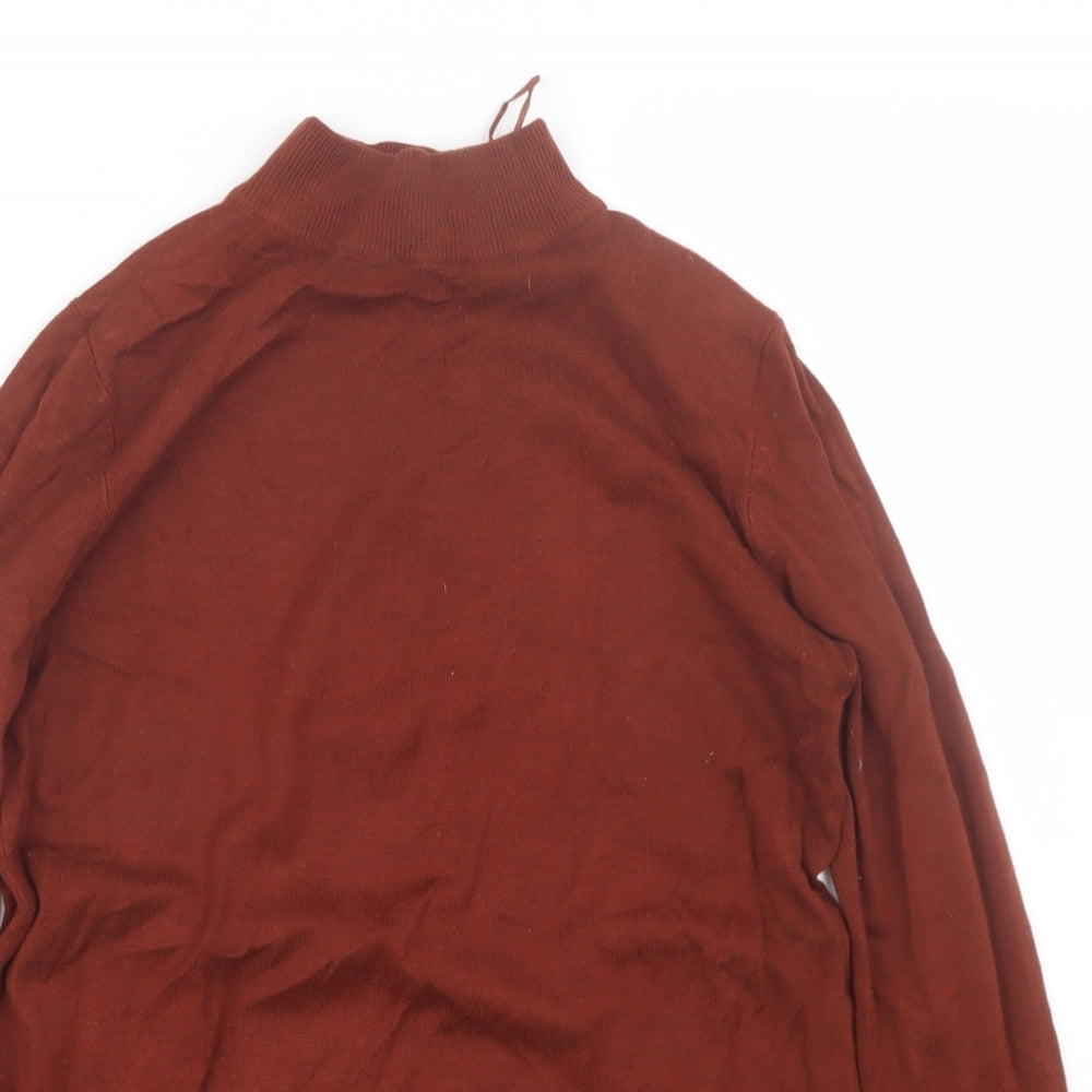 Womens UK Size 8 Peacocks Brown Pullover Jumper
