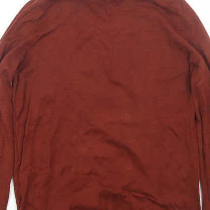 Womens UK Size 8 Peacocks Brown Pullover Jumper