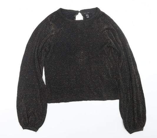 Womens UK Size 10 New Look Black Pullover Jumper
