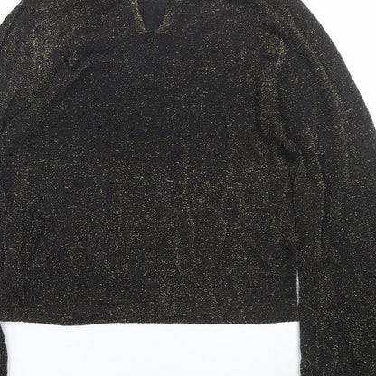 Womens UK Size 10 New Look Black Pullover Jumper