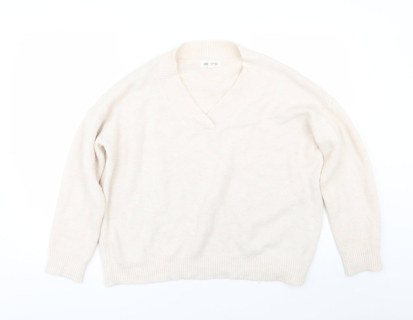 Womens UK Size 12 Urban bliss Beige Pullover Jumper