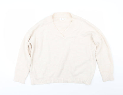 Womens UK Size 12 Urban bliss Beige Pullover Jumper