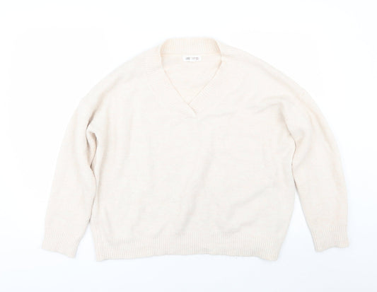 Womens UK Size 12 Urban bliss Beige Pullover Jumper
