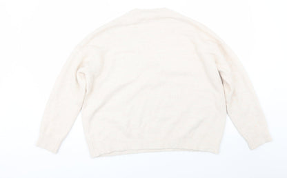Womens UK Size 12 Urban bliss Beige Pullover Jumper